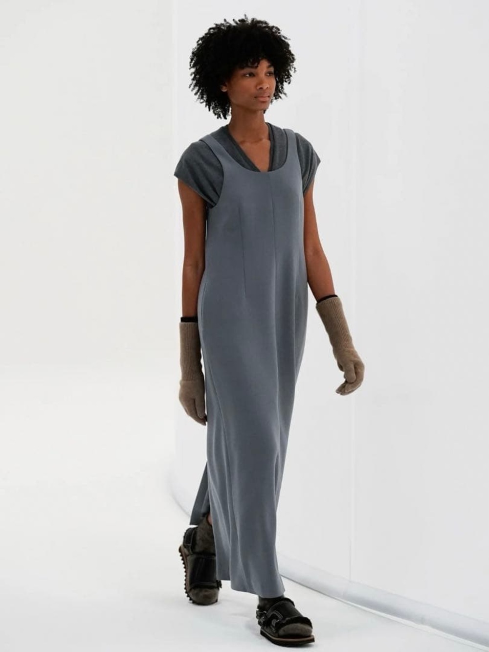 NWT Auralee Tense Wool Double Cloth One-Piece, style A21AD04WP, 2021AW